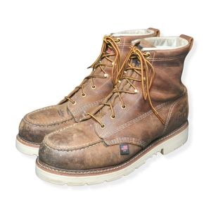 9.5 EE (WIDE) Steel Toe Genuine Leather work boots American Heritage - Thorogood